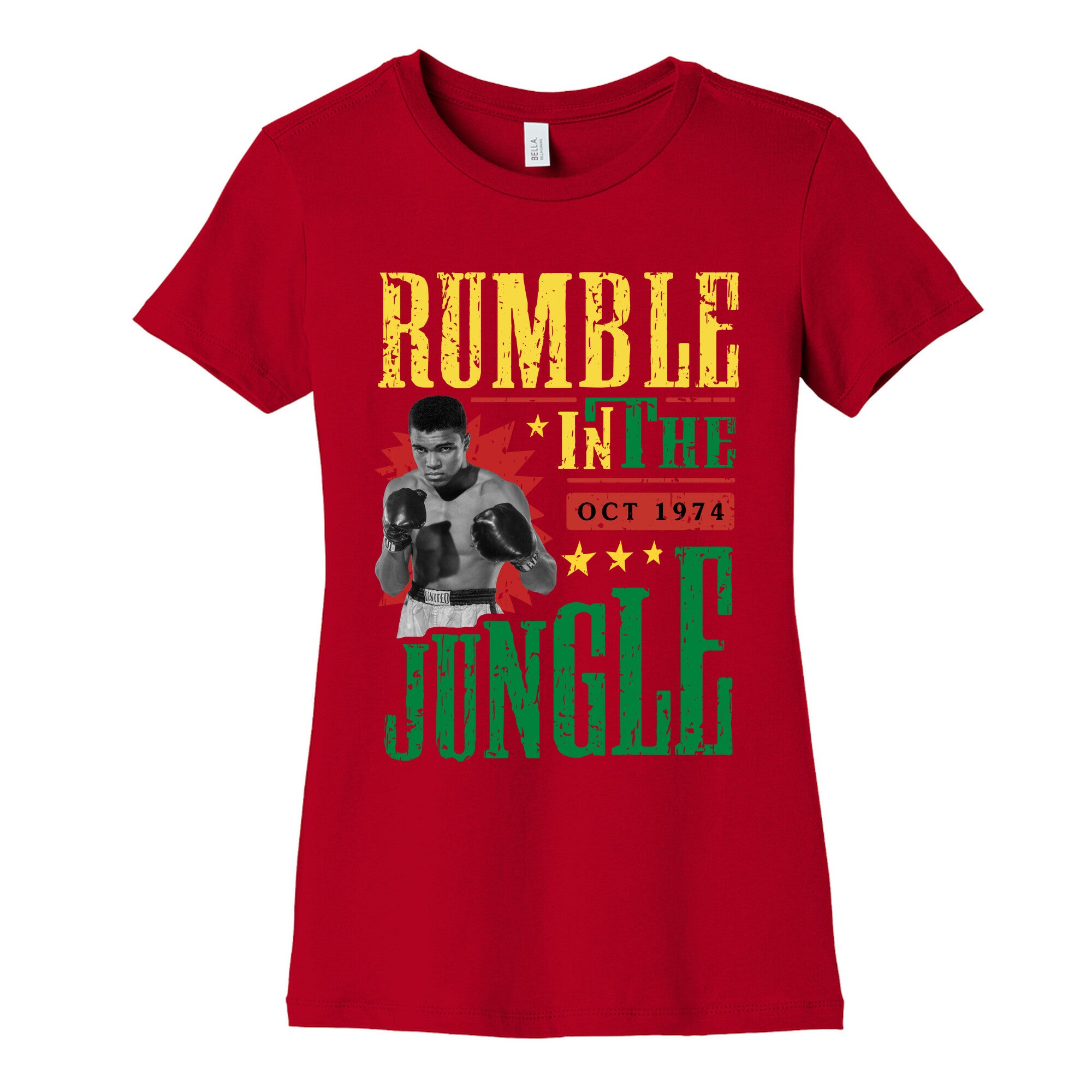 Rumble in the Jungle Womens Cotton Tee